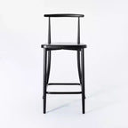Sgabello da bar Northwood Metal Cafe altezza bancone nero: design elegante e moderno