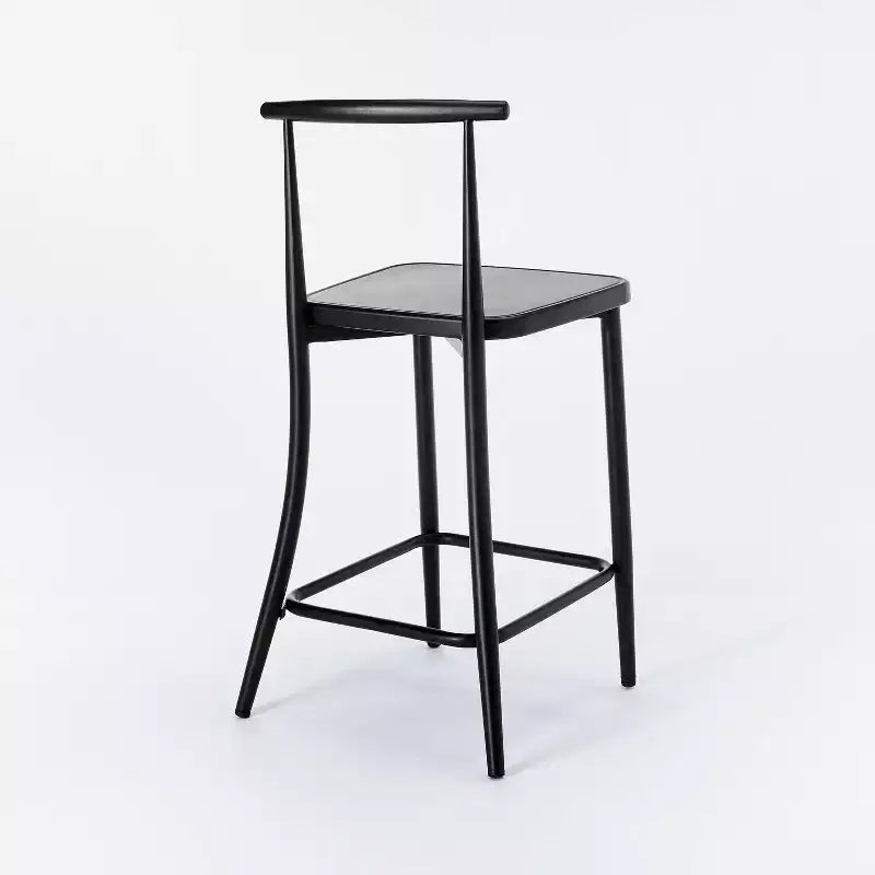 Sgabello da bar Northwood Metal Cafe altezza bancone nero: design elegante e moderno