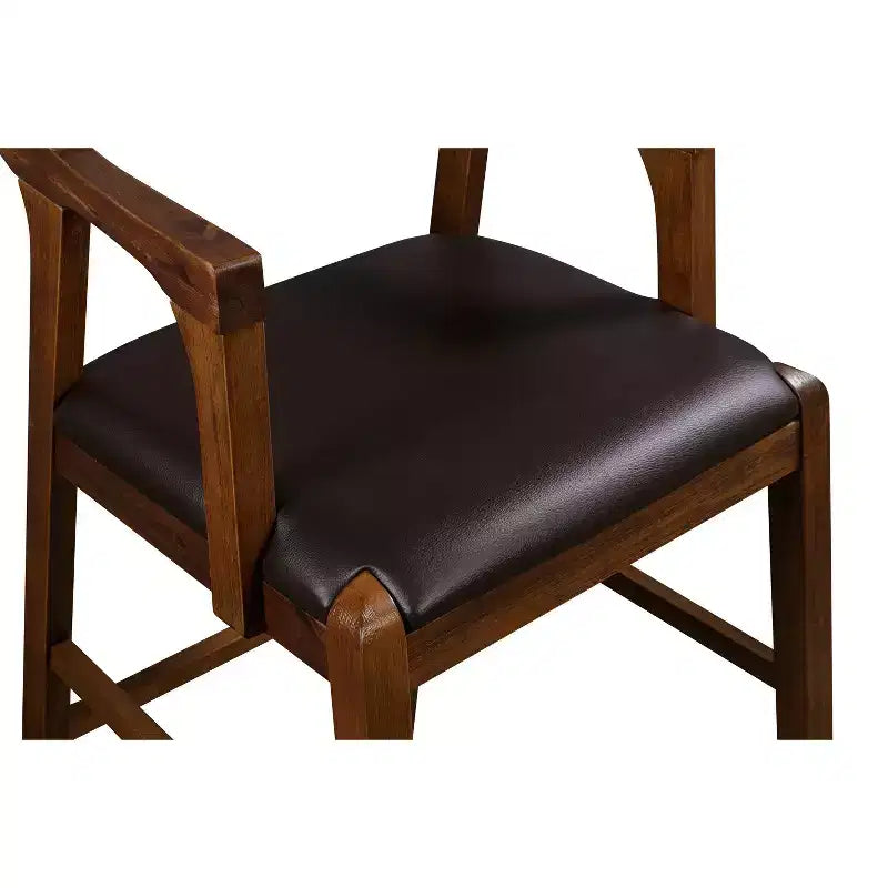 Sgabello fisso Rasmus: 29", similpelle, legno ecologico, altezza fissa