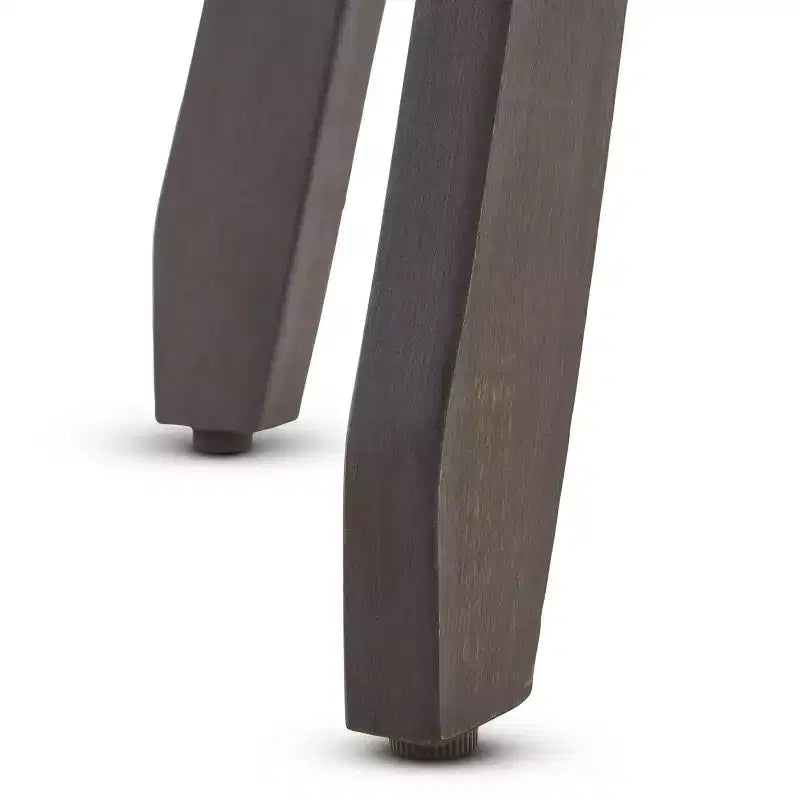 Sgabelli Ruthie Acacia Grigio Scuro: Altezza Fissa 76 cm, Design Senza Schienale