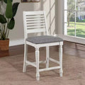 Sgabelli da bar Cambrien in stile rustico ad altezza bancone con sedute imbottite