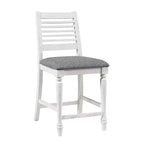 Sgabelli da bar Cambrien in stile rustico ad altezza bancone con sedute imbottite