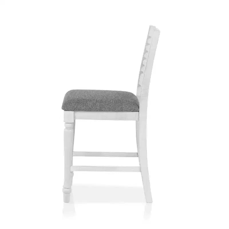 Sgabelli da bar Cambrien in stile rustico ad altezza bancone con sedute imbottite