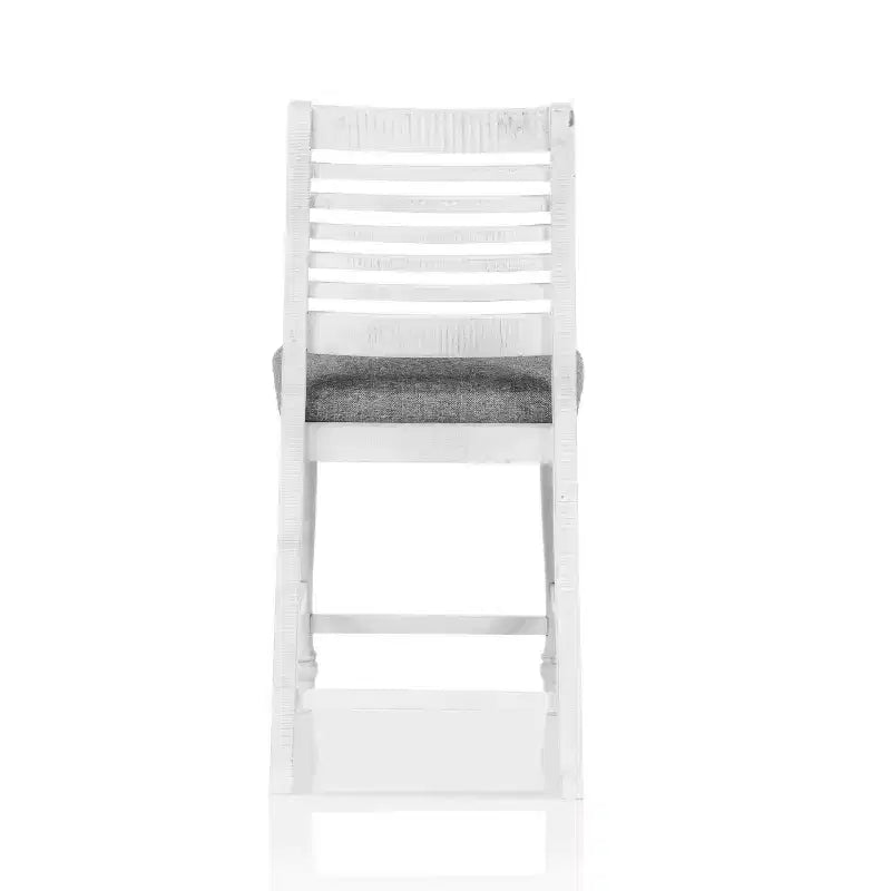 Sgabelli da bar Cambrien in stile rustico ad altezza bancone con sedute imbottite