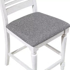 Sgabelli da bar Cambrien in stile rustico ad altezza bancone con sedute imbottite