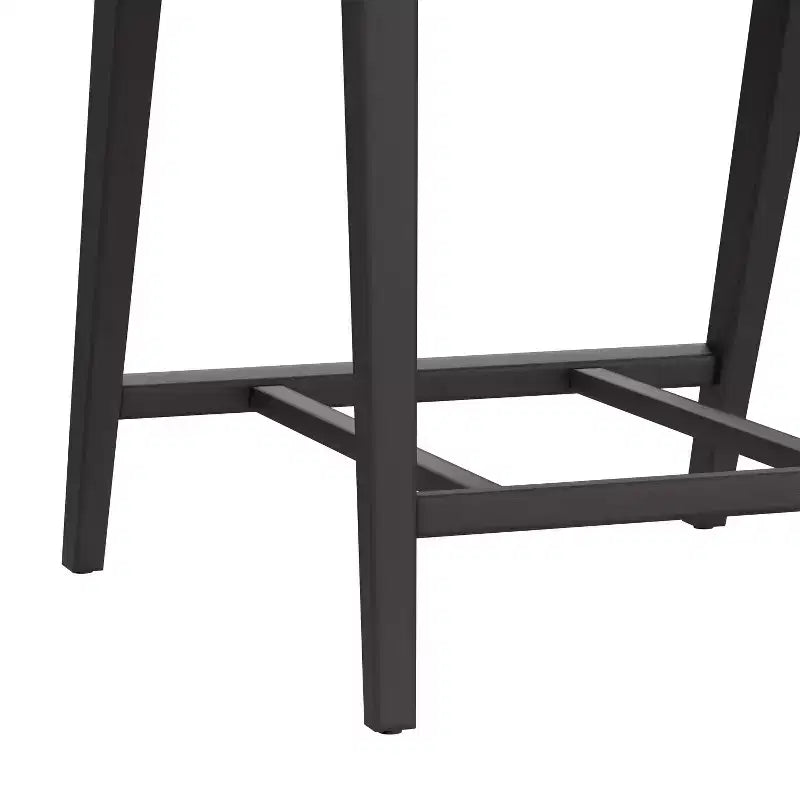 Sgabello da bar Snyder altezza bancone nero/grigio
