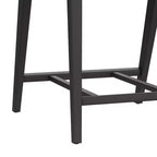 Sgabello da bar Snyder altezza bancone nero/grigio