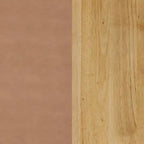 Sgabello da bar Cohen altezza bancone: struttura in legno di gomma, sedile in similpelle, limite 136 kg