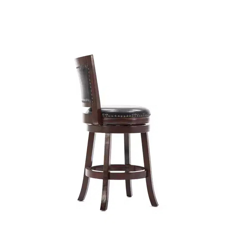 Sgabello da bar girevole Bristol da 61 cm, altezza bancone