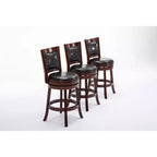 Sgabello da bar girevole Bristol da 61 cm, altezza bancone