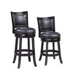 Sgabello da bar girevole Bristol da 61 cm, altezza bancone