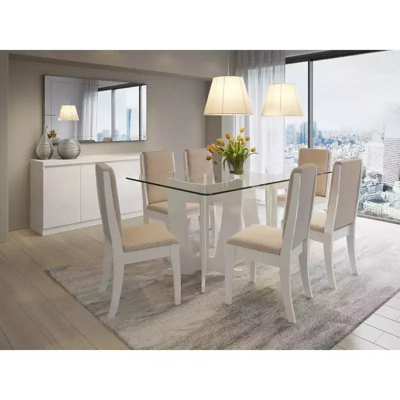 Credenza Buffet Viennese a 6 Ripiani 160 cm