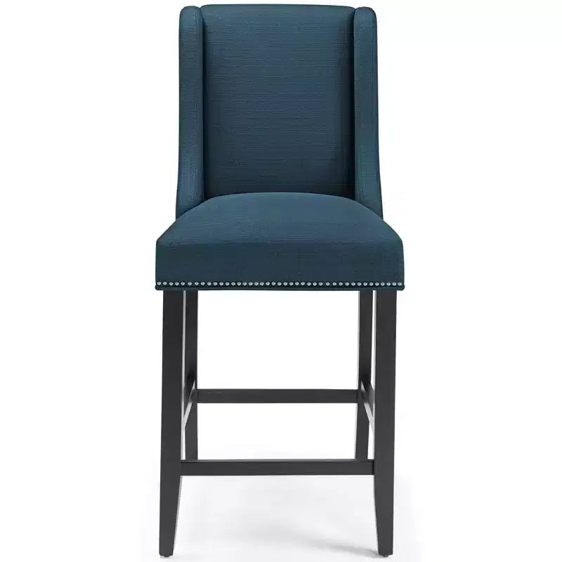 Baron Upholstered Fabric Counter Height Barstool - Modway