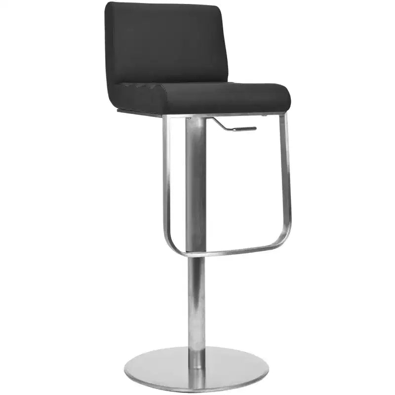 Sgabello da bar girevole Stanley Gas Lift nero