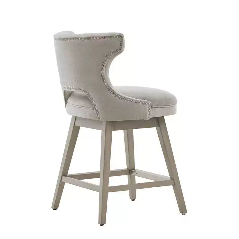 Sgabello da bar Cheryl girevole altezza bancone, 65,4 cm