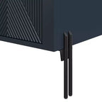 Mobile bar da 42" con motivo a trama e piano d'appoggio effetto marmo