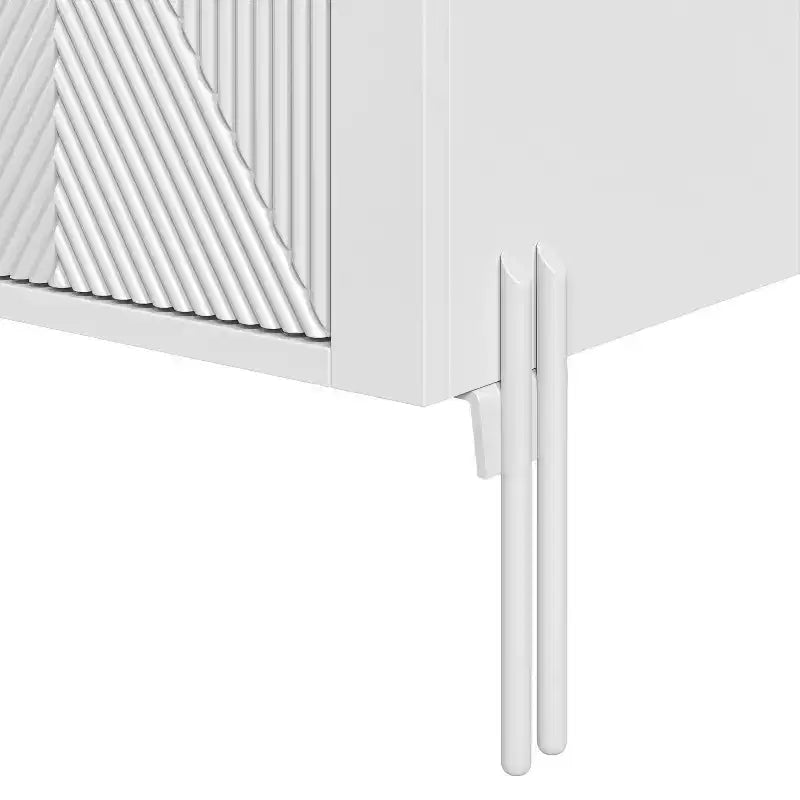 Mobile bar da 42" con motivo a trama e piano d'appoggio effetto marmo